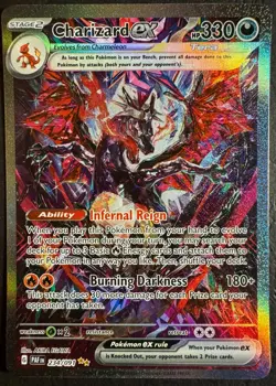 Shiny Charizard EX 234/091 Pokemon Scarlet & Violet Paldean Fates Near Mint - Image 1