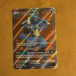 Lucario GX 122/131 Pokemon TCG Forbidden Light Sun & Moon NM - Image 1