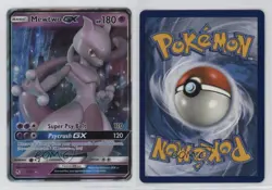 Mewtwo GX Pokemon Sun & Moon Hidden Fates #31 - Image 3