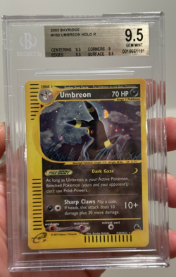 2003 Pokemon Skyridge Umbreon HOLO R BGS 9.5 POP 62!!! - Image 3