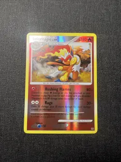 2009 Pokemon TCG Platinum Infernape Lv44 HP110 Reverse Holo 31/127 LP - Image 1