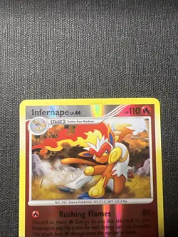 2009 Pokemon TCG Platinum Infernape Lv44 HP110 Reverse Holo 31/127 LP - Image 2