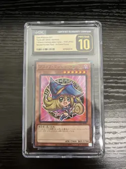 Yu-Gi-Oh Dark Magician Girl 711E-JP002 CGC Pristine 10 Japanese - Image 1