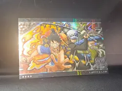 Trafalgar Law Luffy No.8-09 GR One Piece Wafer Card Dressrosa LOG.14 Bandai B273 - Image 1