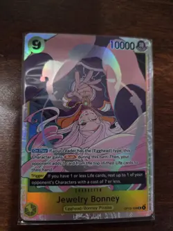 One Piece Carrying On His Will Jewelry Bonney OP13-108 Foil Super Rare SR - Image 1