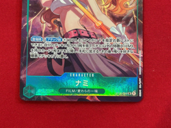 One Piece Card Game TCG OP02-036 SR Nami Bandai Japan Anime Prism Special - Image 4