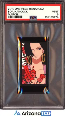 One Piece 2010 Boa Hancock March One Piece Hanafuda Japanese PSA 9 - Image 1