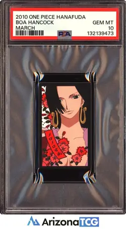 One Piece 2010 Boa Hancock March One Piece Hanafuda Japanese GEM MINT PSA 10 - Image 1