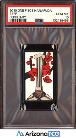 One Piece 2010 Zeff February One Piece Hanafuda GEM MINT PSA 10 - Image 1