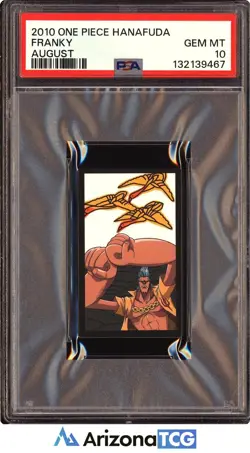 One Piece 2010 Franky August One Piece Hanafuda GEM MINT PSA 10 - Image 1