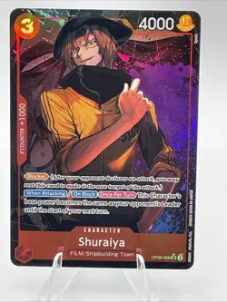 Shuraiya OP06-009 SR Alt Art One Piece TCG English - Image 1