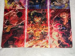 One Piece Straw Hat and Beast Pirates Official Promo 2-Player Playmat - Image 3