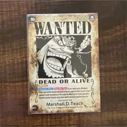 One Piece TCG Wanted Marshall D. Teach OP09-093 Emperors Set SP - Image 1