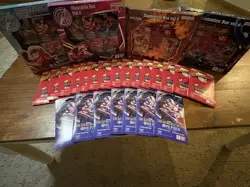 One Piece Sealed Lot! Illustration Boxes Volume 3-6, OP-13 & OP-14 Sleeved Packs - Image 1