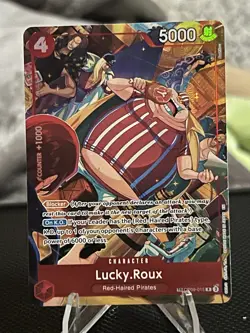 Lucky.Roux (TR) OP09-015 A Fist of Divine Speed Foil One Piece TCG - Image 1