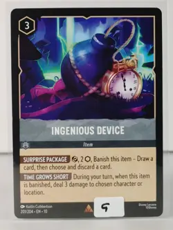 Ingenious Device - Rare - Whispers in the Well - LORCANA - 201/204 - NM - G - Image 5