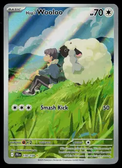 Pokemon Card - Hop's Wooloo Journey Together 170/159 Holo Illustration Rare - Image 1
