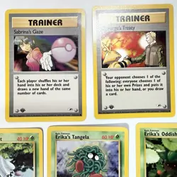 Pokemon TCG Vintage GYM Heroes LOT of 13 Cards LP 1st Edition Cards - Image 3