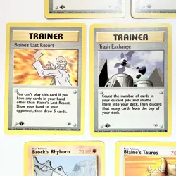 Pokemon TCG Vintage GYM Heroes LOT of 13 Cards LP 1st Edition Cards - Image 4