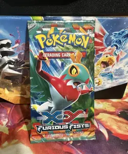 XY Furious Fists Pokemon Booster Card - Pack New Sealed! - Image 1