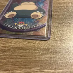 Topps Chrome 2000 Pokemon Series 3 Foil Snorlax Card #143 Near Mint Condition - Image 2