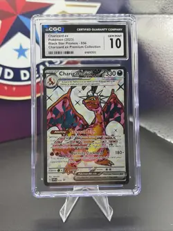 Charizard ex 056 Sv: Scarlet & Violet Promo Cards Holo CGC 10 - Image 1