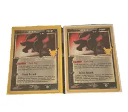 Pokemon Umbreon POP Series 5 2x Basic Promo Cards English Regular 2007 Nintendo - Image 1