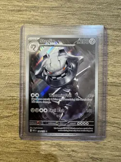 STEELIX POKEMON CARD 150/132 MEGA EVOLUTIONS ILLUSTRATION RARE - Image 2