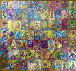 Dragon Ball Heroes Japanese Card Lot x77 | P Rank Cards | Used - Image 1