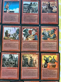 124x MTG 1994 Fallen Empires Cards Lot - MAGIC GATHERING COMMONS 90S VINTAGE - Image 3