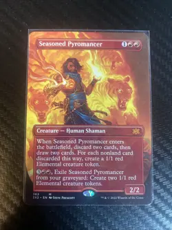 Seasoned Pyromancer (Borderless) Double Masters 2022 Regular - Image 1