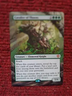 Cavalier of Thorns MTG Lorwyn Eclipsed Commander Hand Painted Full Altered Art v - Image 2