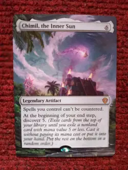 Chimil the Inner Sun MTG Lorwyn Eclipsed Commander Hand Painted Full Altered Art - Image 2