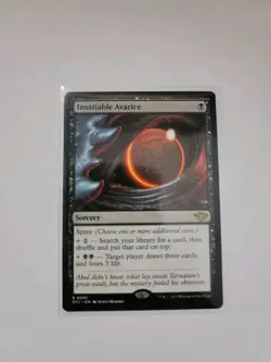 MTG Magic the Gathering Insatiable Avarice Outlaws of Thunder Junction NM - Image 1