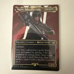 Noctis, Prince of Lucis (Borderless) (Surge Foil) - FINAL FANTASY (FIN) - Image 1