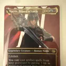 Noctis, Prince of Lucis (Borderless) (Surge Foil) - FINAL FANTASY (FIN) - Image 3