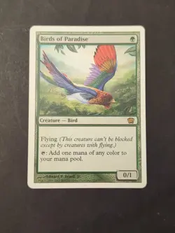 1x Birds of Paradise LP 8th Edition MTG - Image 1