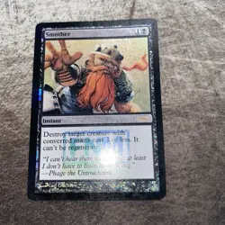 Smother FOIL - Friday Night Magic 2003 - MTG Magic the Gathering - MP - Image 1