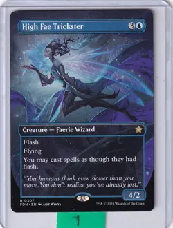 High Fae Trickster (#307)(Borderless) * Foundations MTG Magic the Gathering - Image 1