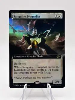 Sanguine Evangelist 0356 Foil Extended Art The Lost Caverns of Ixalan LCI MTG NM - Image 1