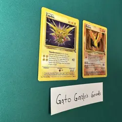 Pokemon TCG - 1999 Fossil Zapdos 30/62 & Moltres 12/62 UNGRADED - Image 4