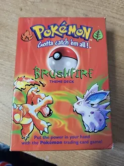 Wizards of the Coast Pokemon Trading Card Game: 1999 Brushfire Theme Deck - Image 1