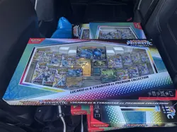 Pokemon Prismatic Evolutions Lucario Ex & Tyranitar Ex Premium Collection - Image 2