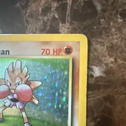Pokemon TCG Hitmonchan Base Set 7/102 Holo Rare 1999 70 HP Basic Vintage - Image 4