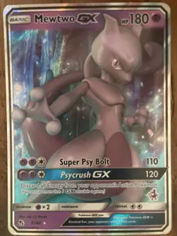 Pokemon TCG Mewtwo GX 031/068 Stamped Battle Stadium Promo NM Condition - Image 1