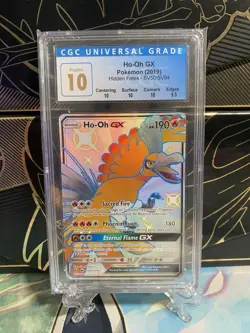 Pokemon Hidden Fates CGC 10 Pristine Ho-oh Scizor Decidueye GX & Mewtwo EX Lot - Image 1