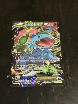 Pokemon TCG Venusaur EX Black Star Promo Full Art Holo Card XY123 - Image 1