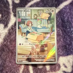 Ralts Illustration Rare Full Art Holo Pokemon TCG SV01 Scarlet & Violet 211/198 - Image 1