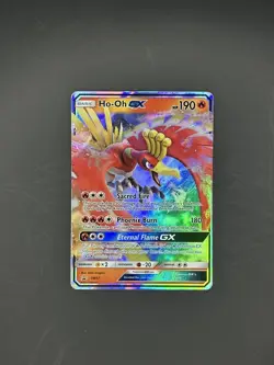 Pokemon - Ho-Oh GX - SM 57 - Sun and Moon - Black Star Promo - NM - Image 1
