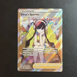 Pokemon Elesa's Sparkle 147/159 Crown Zenith Ultra Rare Full Art Holo NM - Image 1